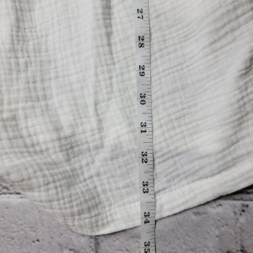 Bishop‎ Young White Gauze Short Sleeve Belted Romper Size S - Picture 10 of 10